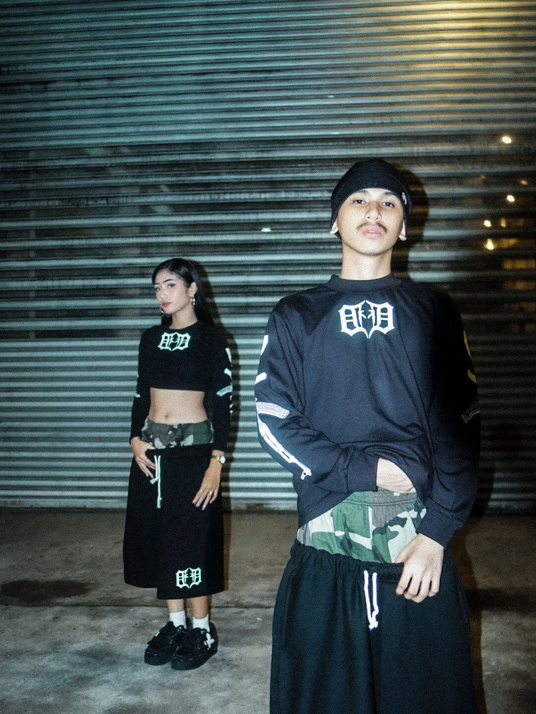 CALIBER DOUBLE WAIST SWEATSHORTS