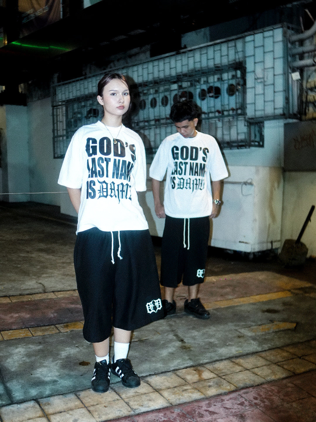 GOD DAMN TEE IN WHITE