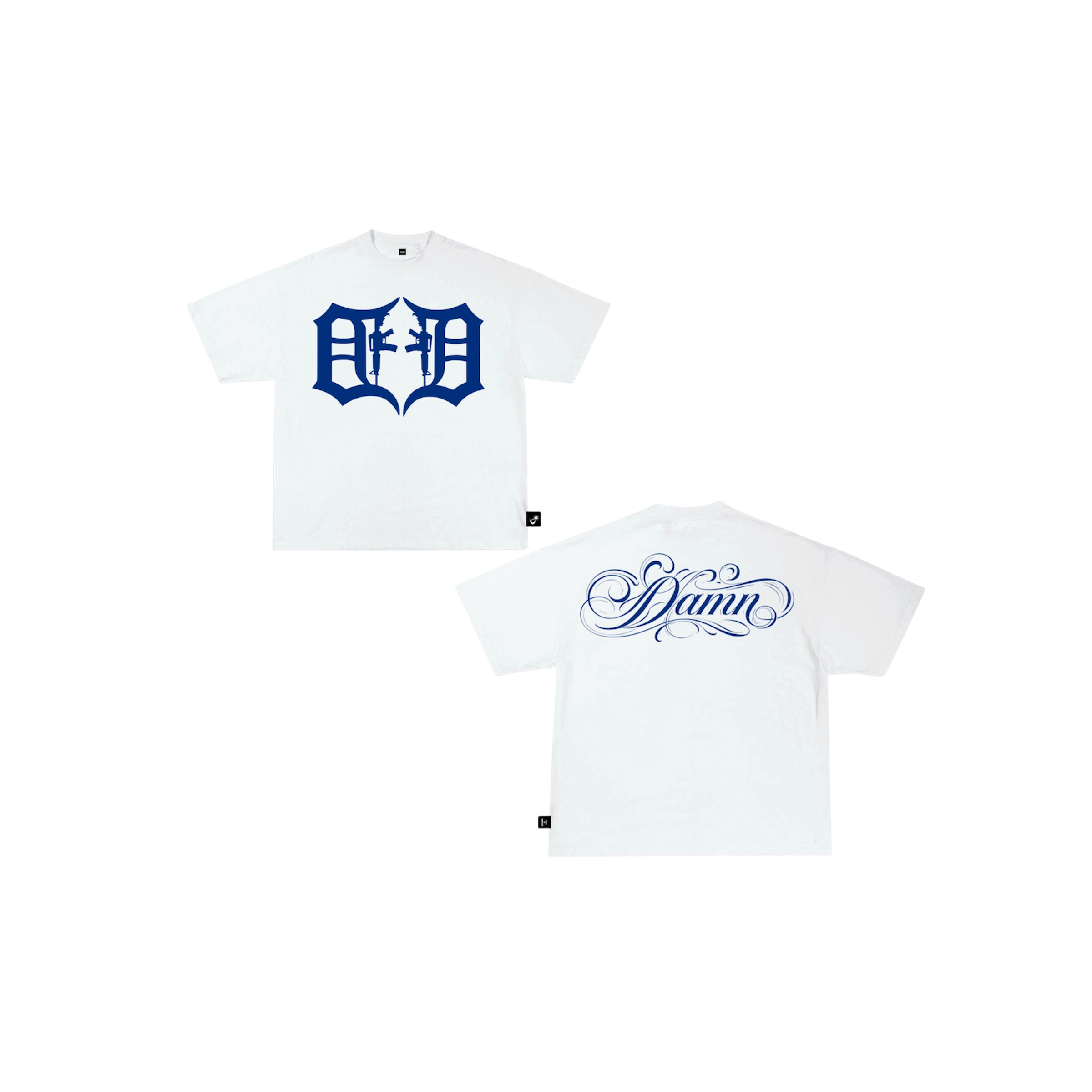 AZUL CALIBER CREWNECK TEE