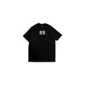 CALIBER LOGO FITTED TEE IN BLACK