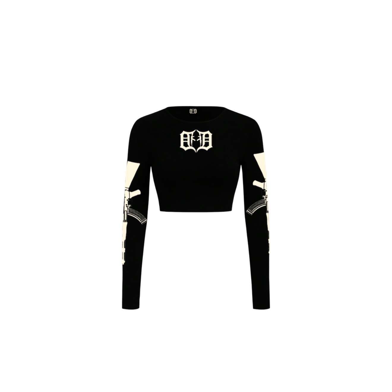 AK-47 LADIES LONGSLEEVE CROP TOP