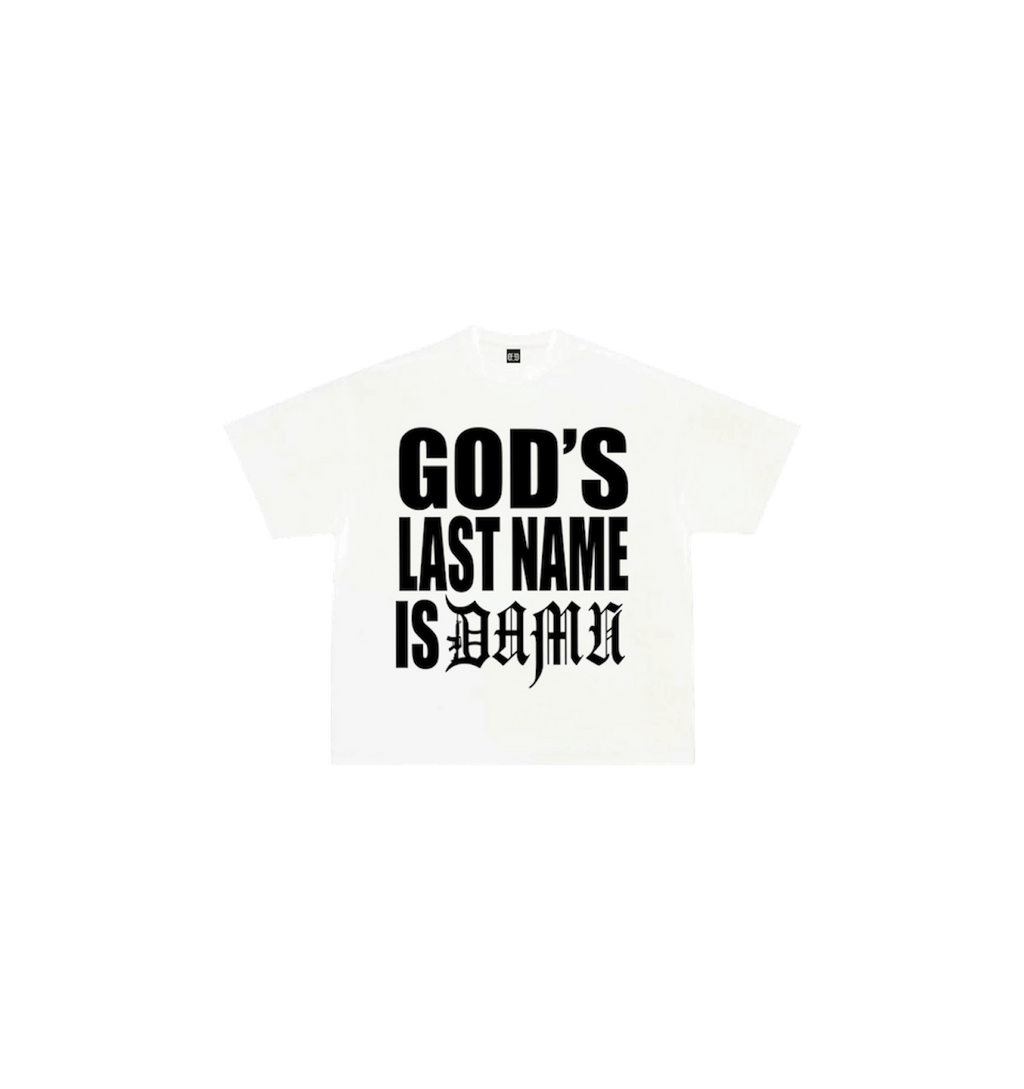 GOD DAMN TEE IN WHITE